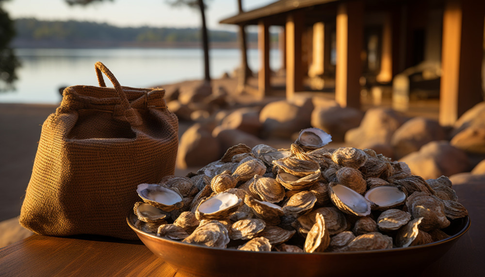 Les huîtres Cap Ferret savoureuses de Raymond et Fils.